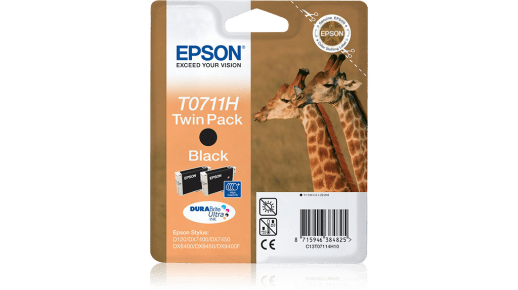 Epson T H Twin Pack Cartouche Dencre Authentique Bretonne